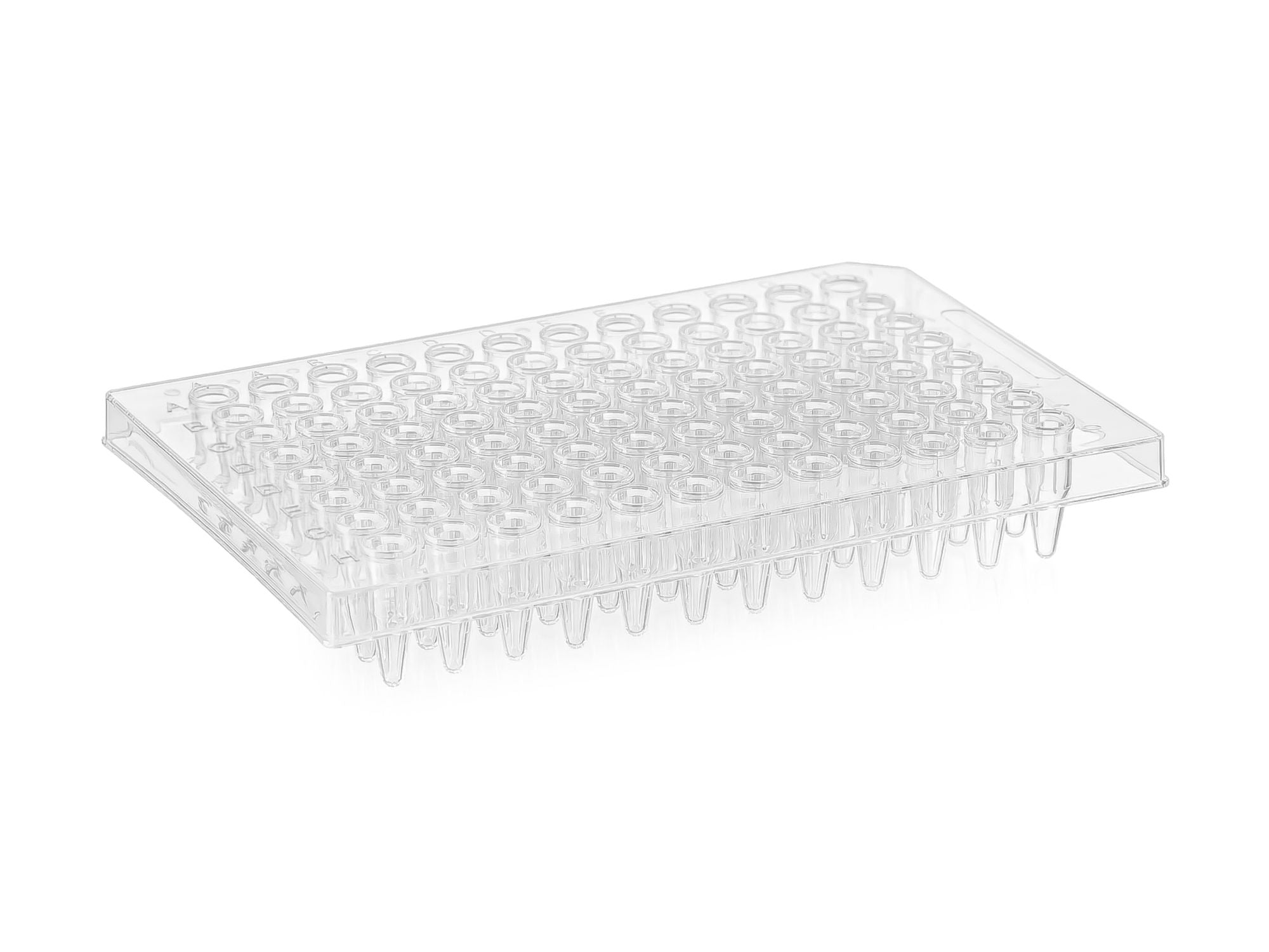 0.2 mL 96-well half-skirt PCR plate, ABI compatible, clear