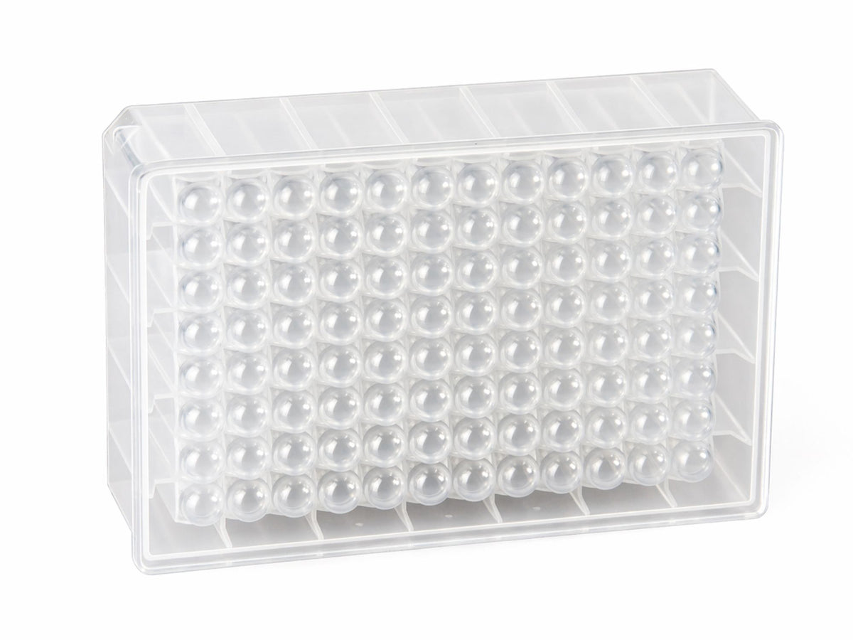 2.2 mL 96-Well Deep Well Plate, Square Well, V-Bottom, PP, Sterile