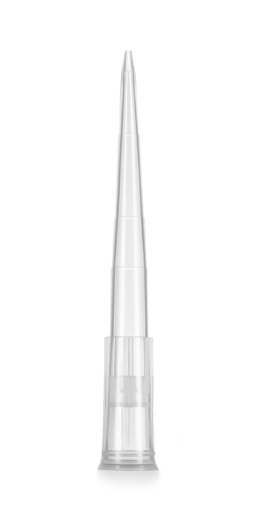 200 µL universal fit filtered low retention pipette tips in sterile rack