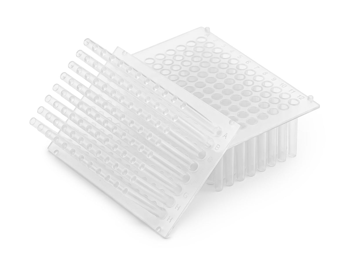 KingFisher-Compatible Deep Well Plate Combo, 96-Well, Square, V-Bottom, PP, Sterile