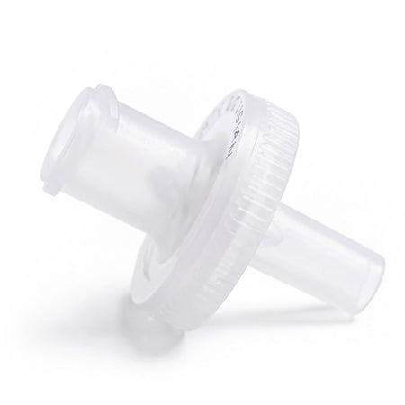 Clarity syringe filter, 13 mm, side angle view