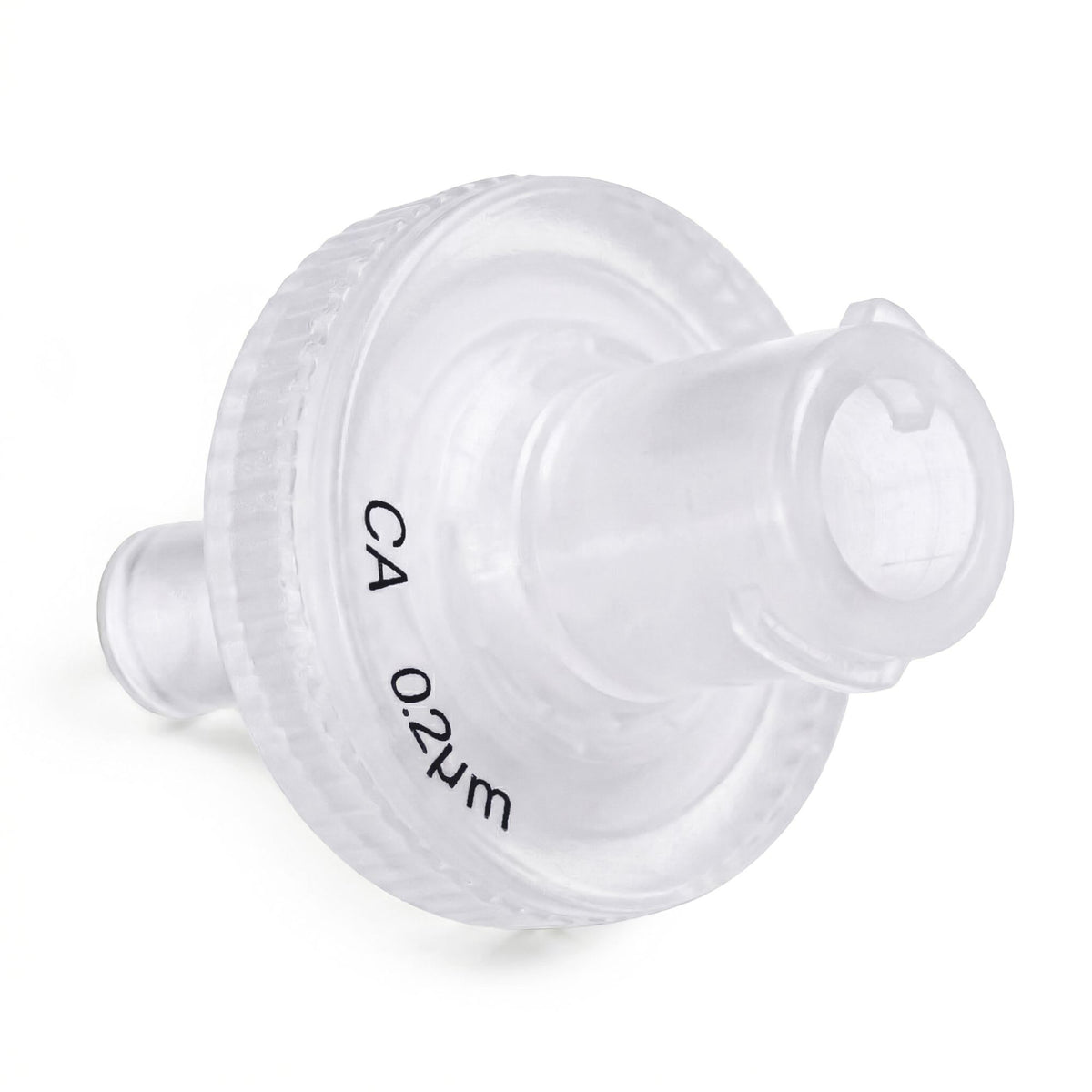 Clarity Cellulose Acetate syringe filter, 13 mm, 0.22 µm, front view