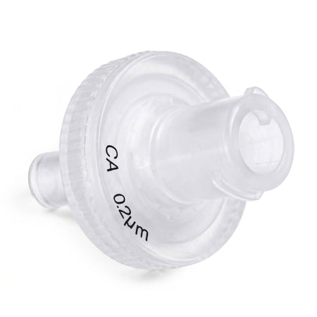 Clarity Cellulose Acetate syringe filter, 13 mm, 0.22 µm, front view