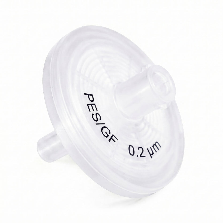 25 mm ClarityX2 PES Syringe Filter, 0.22 µm, Glass Pre-Filter